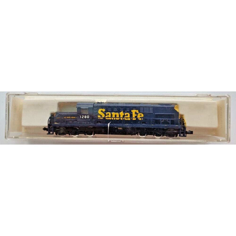 ALCO N scale Engine Locomotive 1280 Santa Fe Railroad‎ U103-21